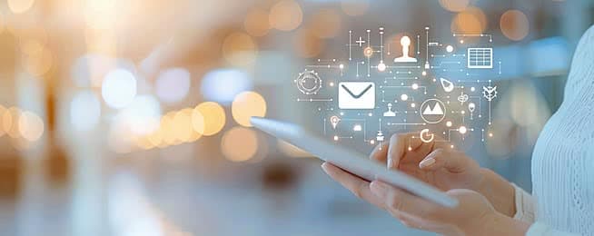 Team of software developers collaborating